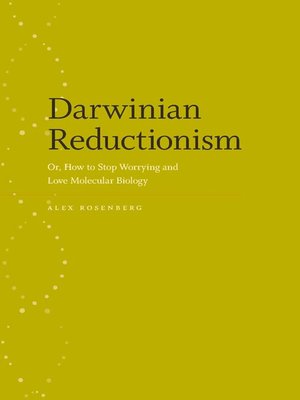 cover image of Darwinian Reductionism